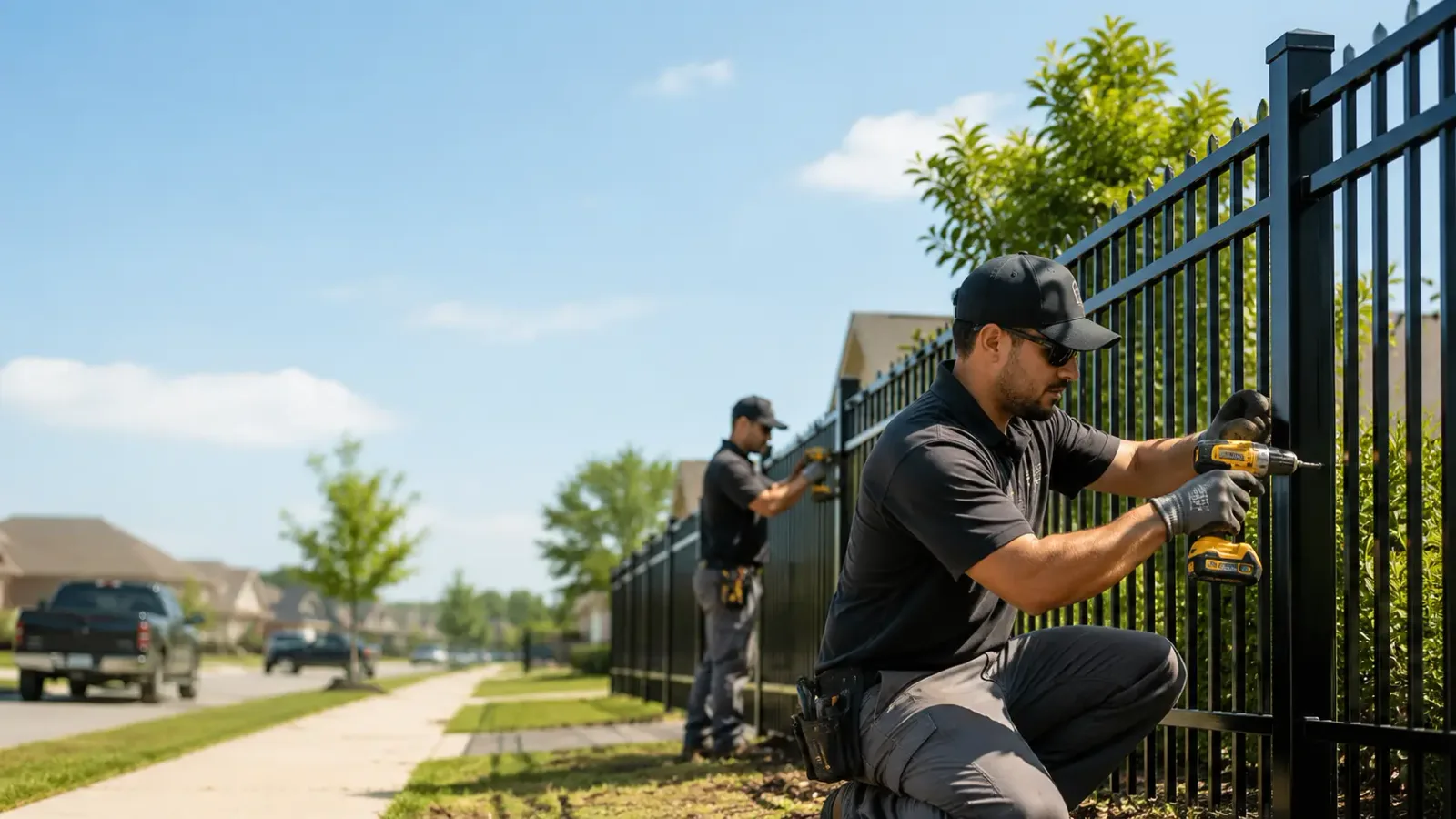 Metal Fence Installation in Locust, NC